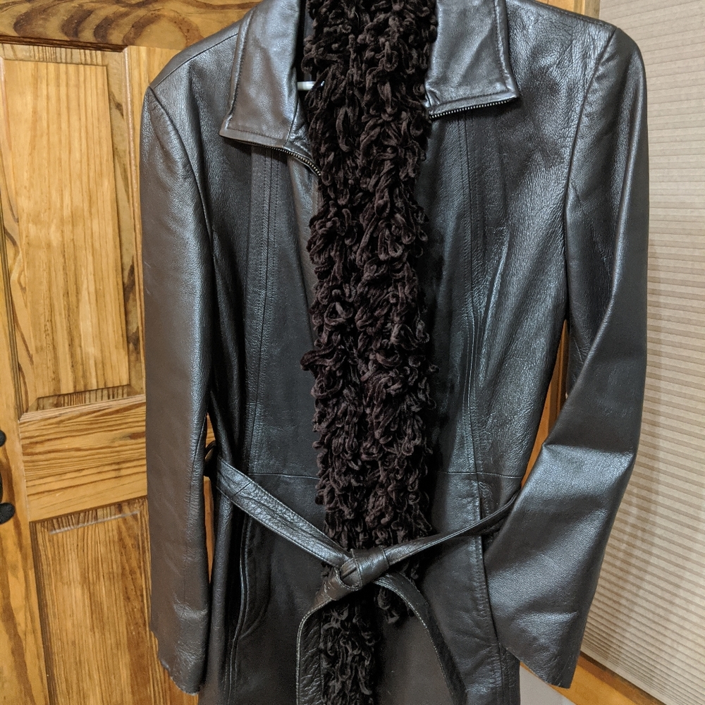 Women's Leather Dress Jacket